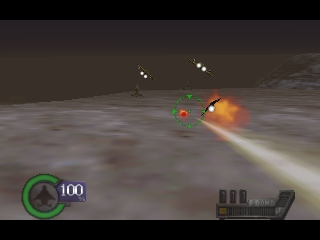 Knife Edge - Nose Gunner (Japan) In game screenshot